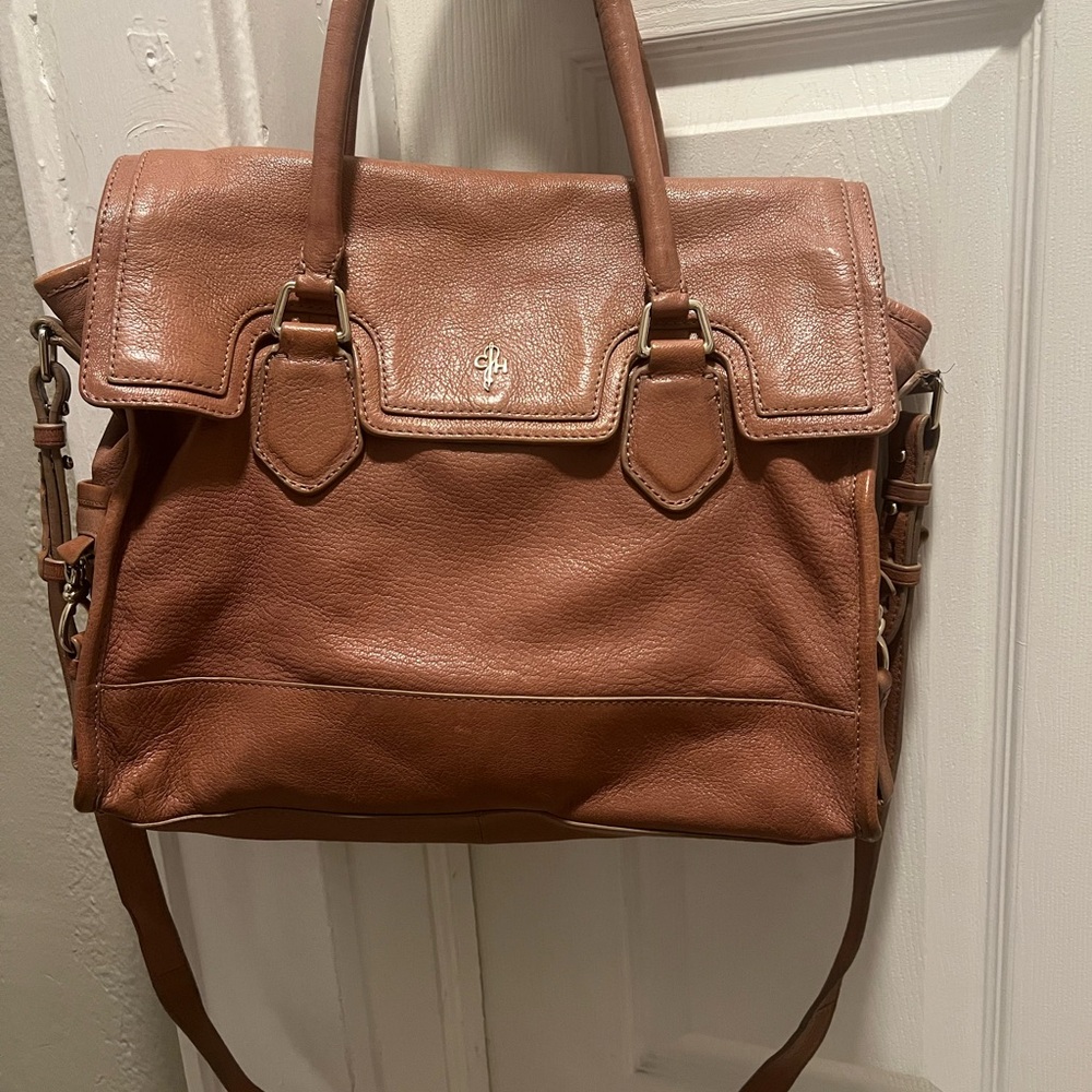 Cole Haan Brown Leather Satchel Bag